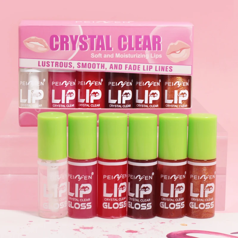 6pcs Plump Moisturizing Lip Gloss set