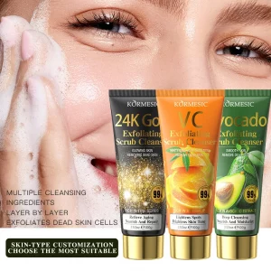24K Gold Exfoliating Facial Cleanser