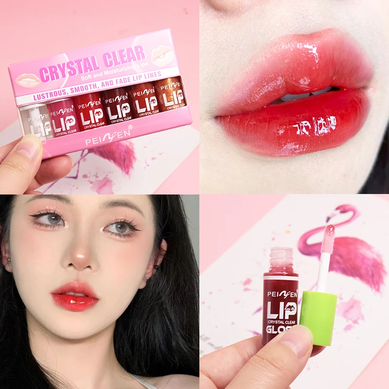 6pcs Plump Moisturizing Lip Gloss set - Image 6